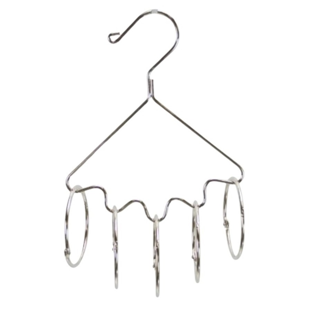 Accessory Organizer Hang Silver Open Ring Purchase Scarves Belts‎ Ties Jewelry